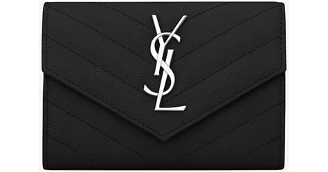 petit portefeuille yves saint laurent|WALLETS .